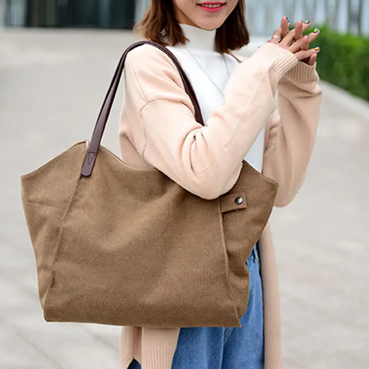 Canvas tote bag production quality control and packing